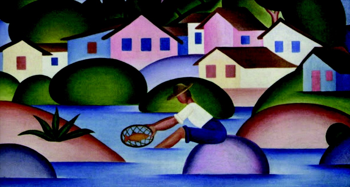 El pescador de Tarsila do Amaral