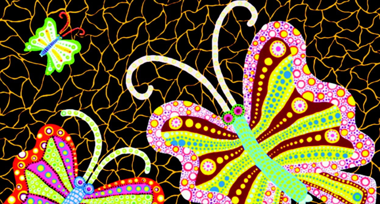 Yakoi Kusama, Butterflies, 1989.